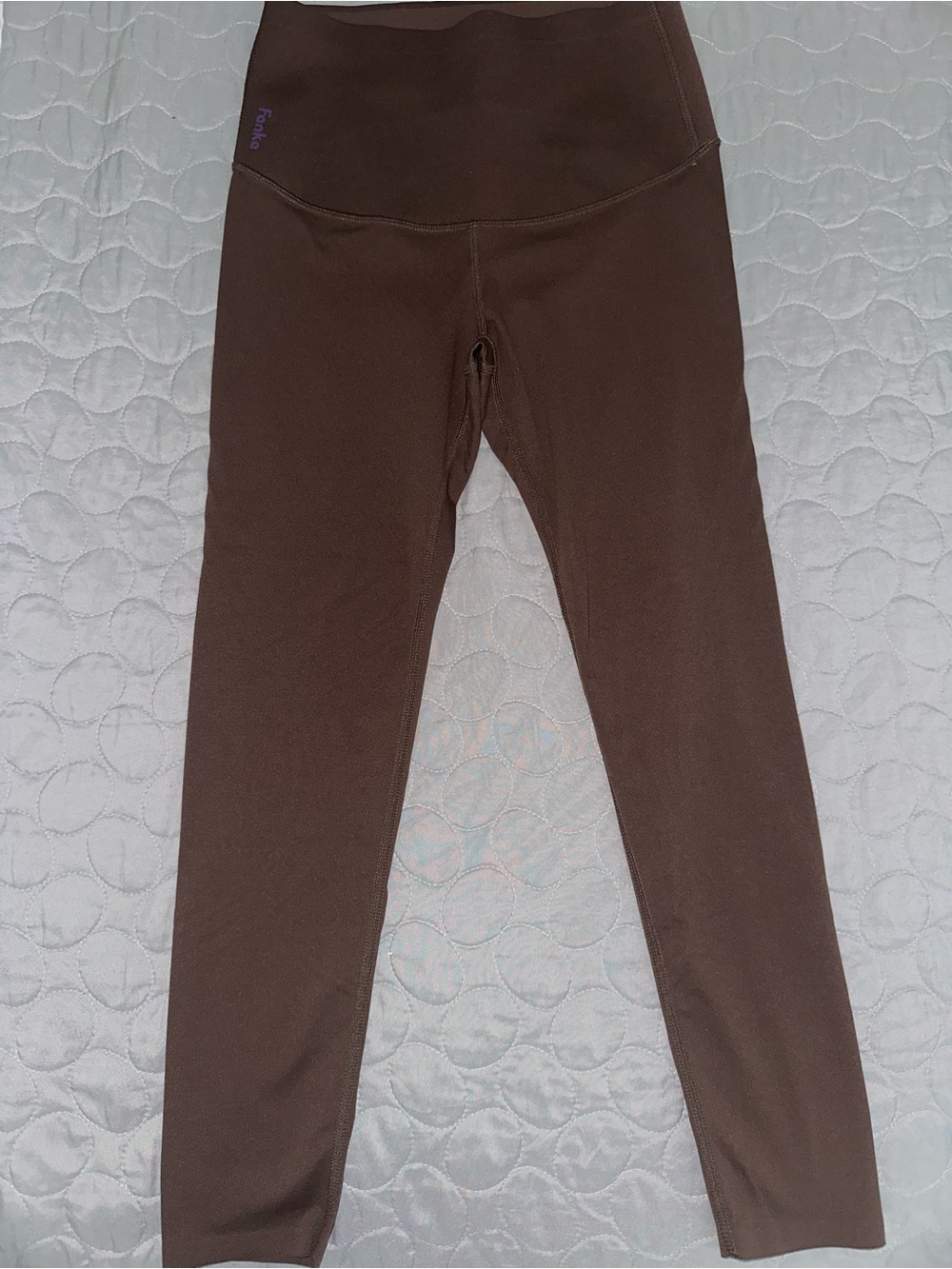 High-Waist Brown Women's Leggings